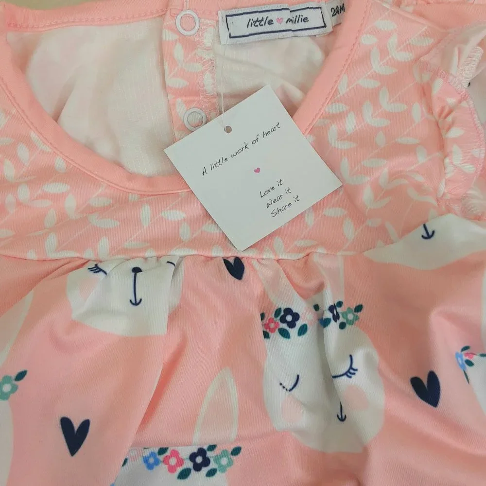 'LITTLE MILLIE' RUFFLE ROMPER - Picture 7 of 14